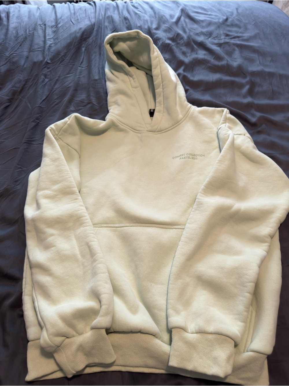 Comfort Collection Crewneck Hoodie in Pale Mint